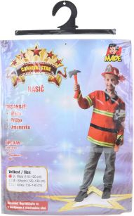 Šaty na karneval - hasič, 110 - 120 cm - obrázek 1
