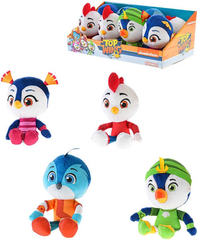 PLYŠ Postavička Ptačí kadeti (Top Wing) 18cm 4 druhy *PLYŠOVÉ HRAČKY* - obrázek 1