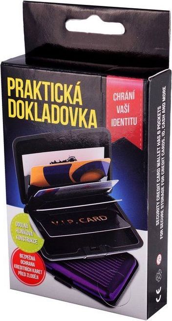 Praktická dokladovka - fialová - obrázek 2