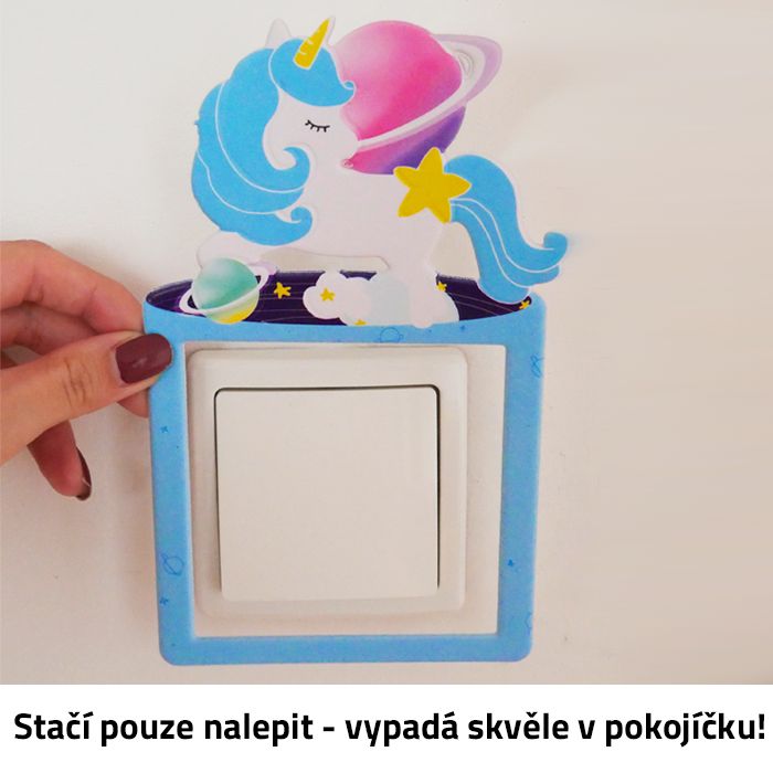 Nalepovací dekorace na vypínač - vesmír - obrázek 2
