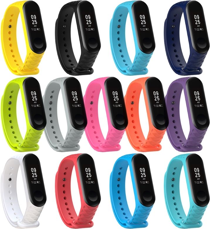 Xiaomi MiBand 3 / MiBand 4 náhradní náramek Diamond Pink - obrázek 2