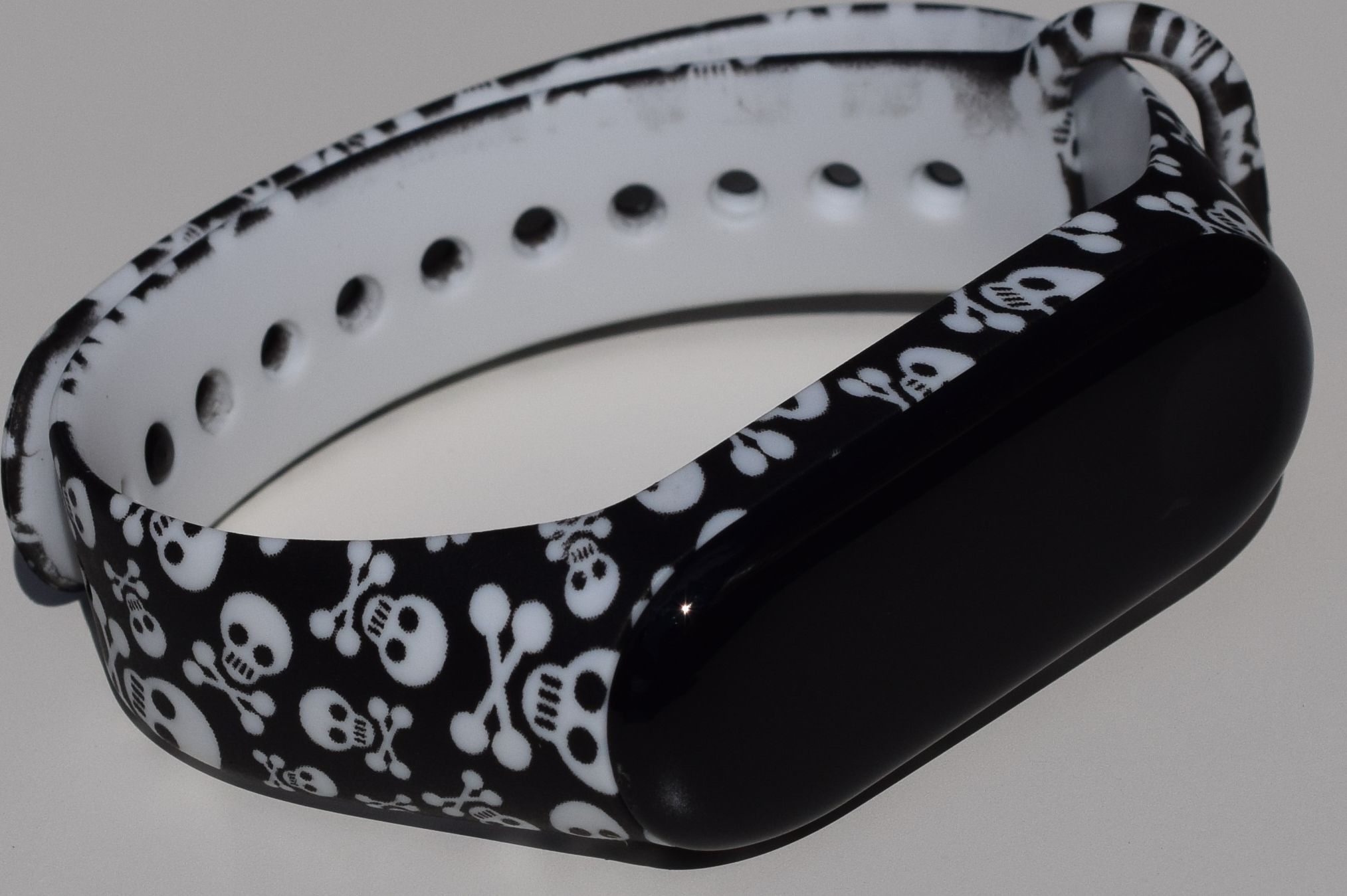 Xiaomi MiBand 3 / MiBand 4 náhradní náramek s motivem | Skull - obrázek 1