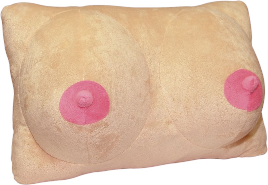 Plyšová prsa Plüsch-busenkissen polštář - obrázek 1