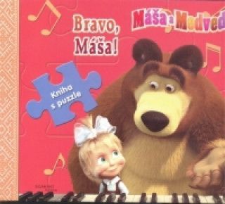 Máša a medveď - Bravo, Máša! - kniha s puuzle - obrázek 1