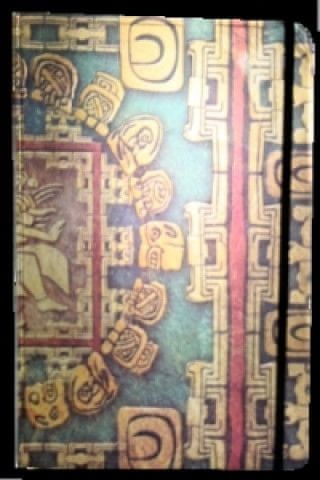 Zápisník s gumičkou A4 210x290 mm mayské ornamenty - obrázek 1