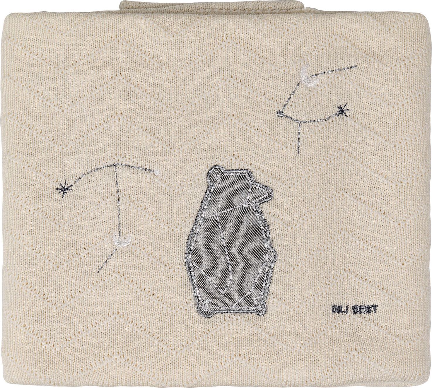 Picci dětská vlněná deka Astrid DB106L3822- šedá - obrázek 1