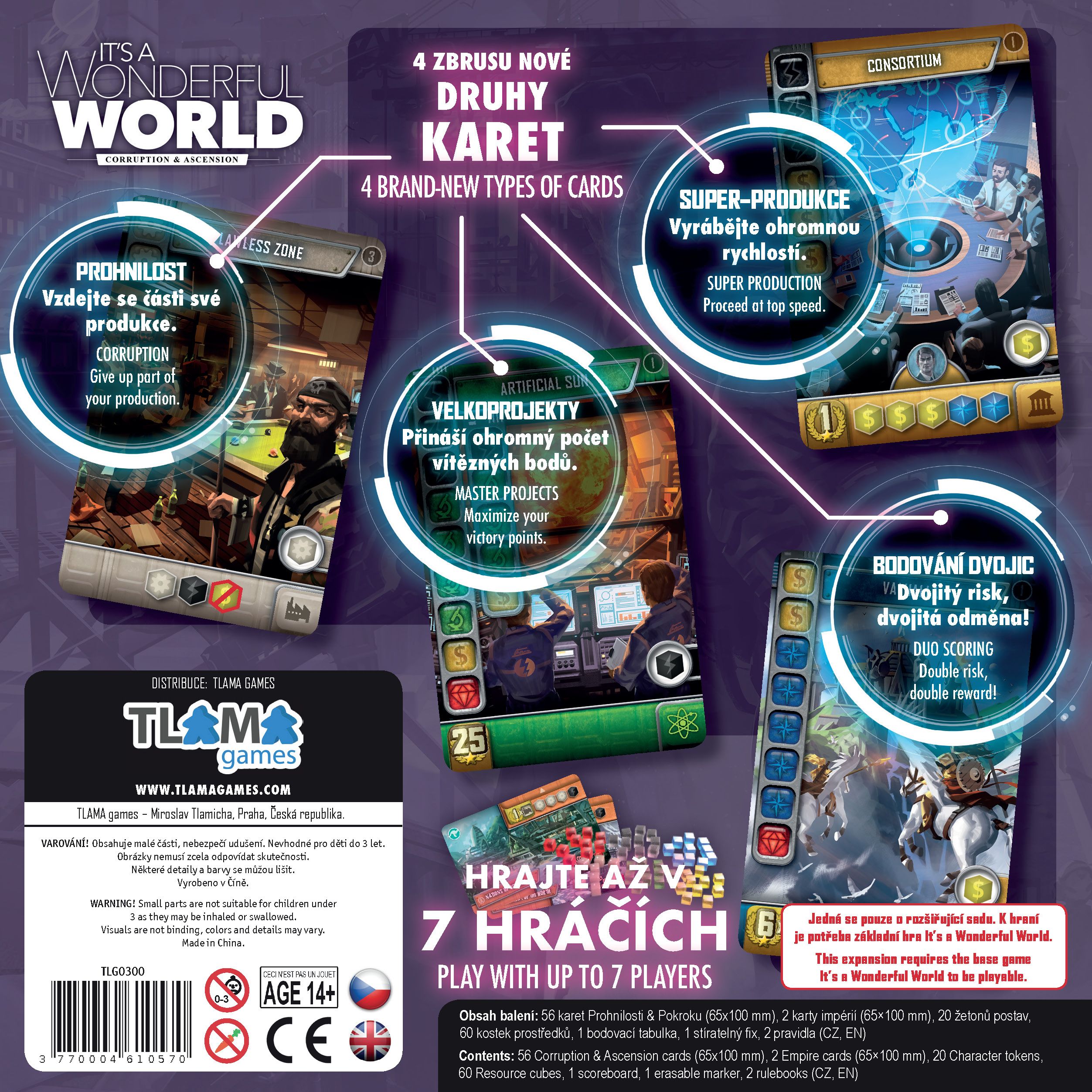 TLAMA games It's a Wonderful World - Corruption & Ascension CZ/EN - obrázek 3