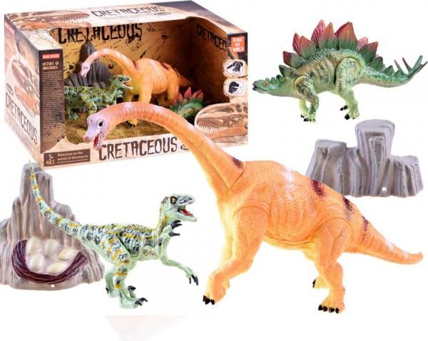 Dinosauři - sada 3 ks - A - obrázek 1
