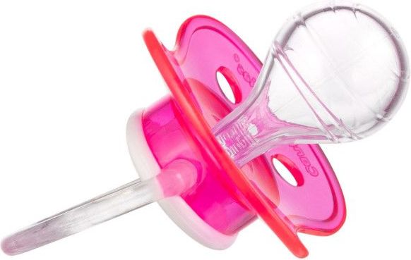 Silikonový dudlík třešinka Canpol Love & Sea Pink - obrázek 2