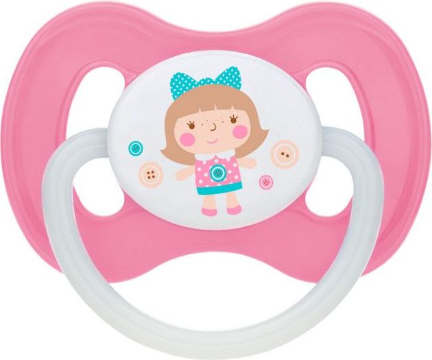 Symetrický dudlík Canpol Toys Pink - obrázek 1