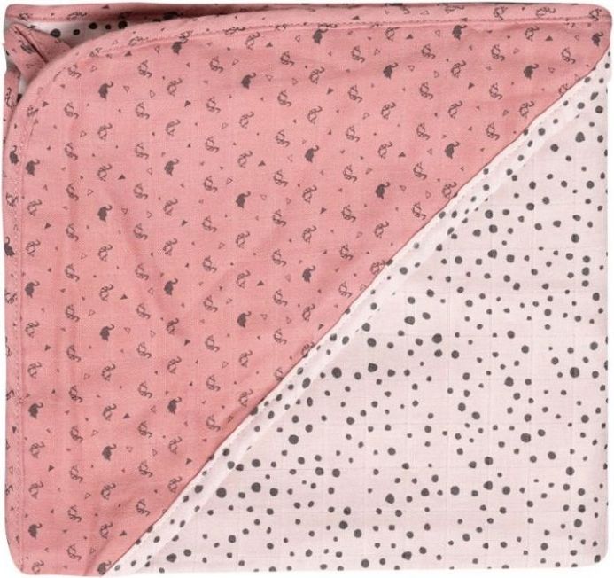 Mušelínový ručník s kapucí bambus Bébé-Jou Fabulous Dots 2020 - obrázek 2