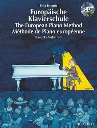Europäische Klavierschule, Deutsch-Englisch-Französisch, m. Audio-CD. The European Piano Method. Methode de Piano europeenne. Bd.3 - obrázek 1