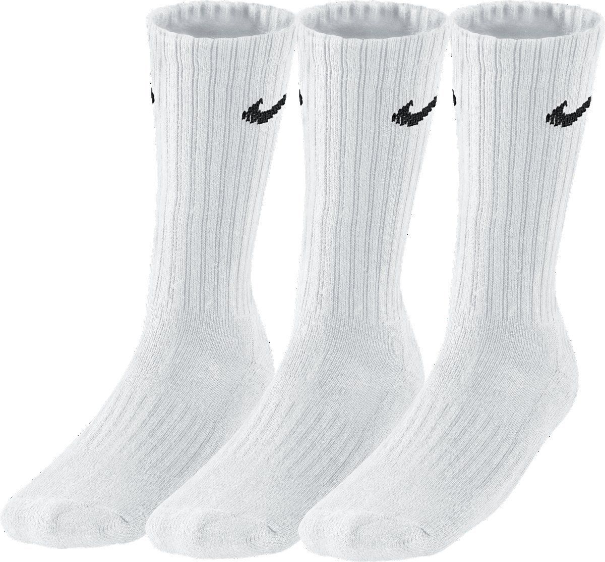 Ponožky Nike 3PPK VALUE COTTON CREW-SMLX sx4508-101 Velikost M - obrázek 1