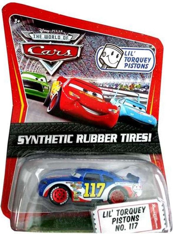 Mattel CARS (Auta) - Lil´ Torquey Pistons 117 Rubber Tires (gumová kolečka) - obrázek 1