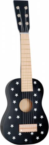 Jabadabado Dřevěná kytara černá - obrázek 1