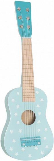 Jabadabado Dřevěná kytara modrá - obrázek 1