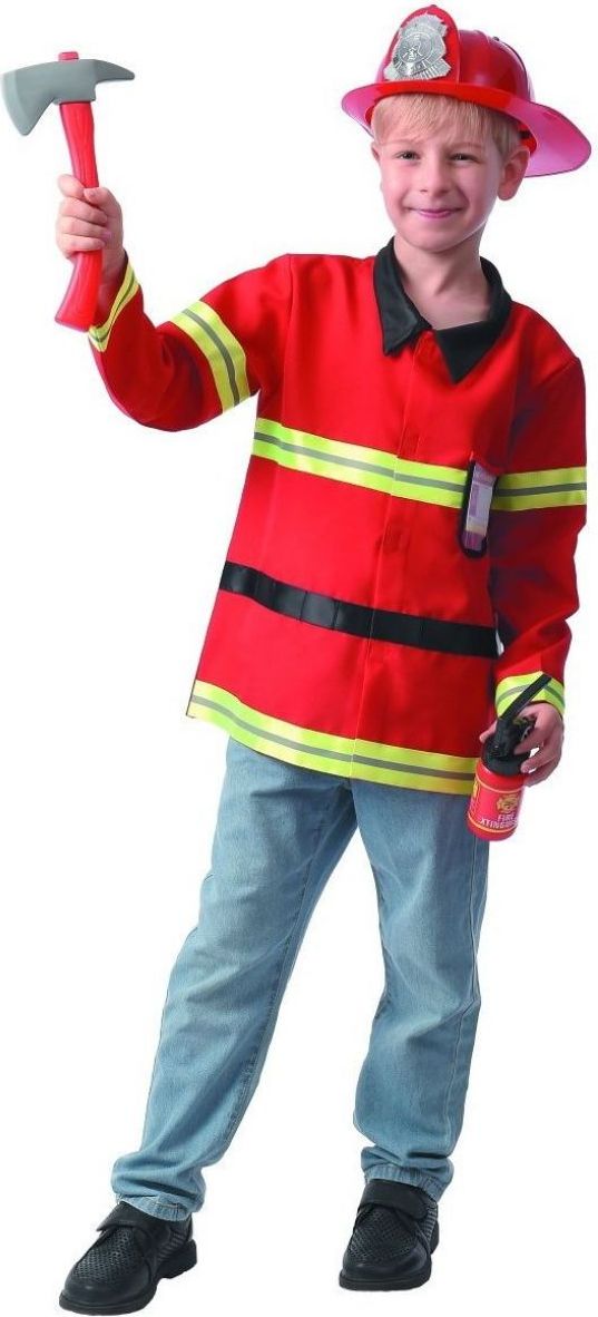 Šaty na karneval hasič 120- 130 cm