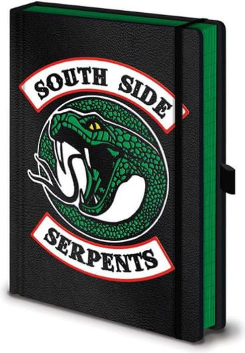 CurePink Poznámkový A5 blok Riverdale: South Side Serpents (14,8 x 21 cm) - obrázek 1