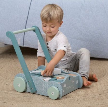 Vozíček s kostkami Little Dutch Blue 2021 - obrázek 2