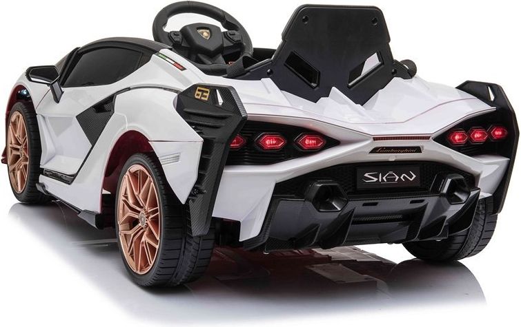 Elektrické autíčko Lamborghini Sian - bílé - obrázek 22