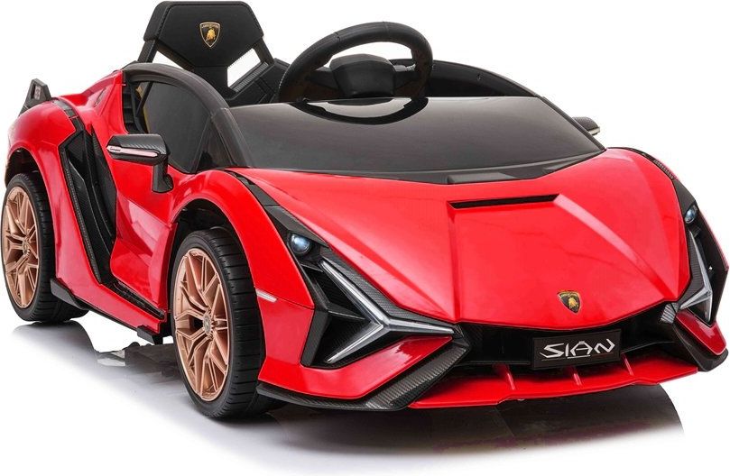 Elektrické autíčko Lamborghini Sian - červené - obrázek 1