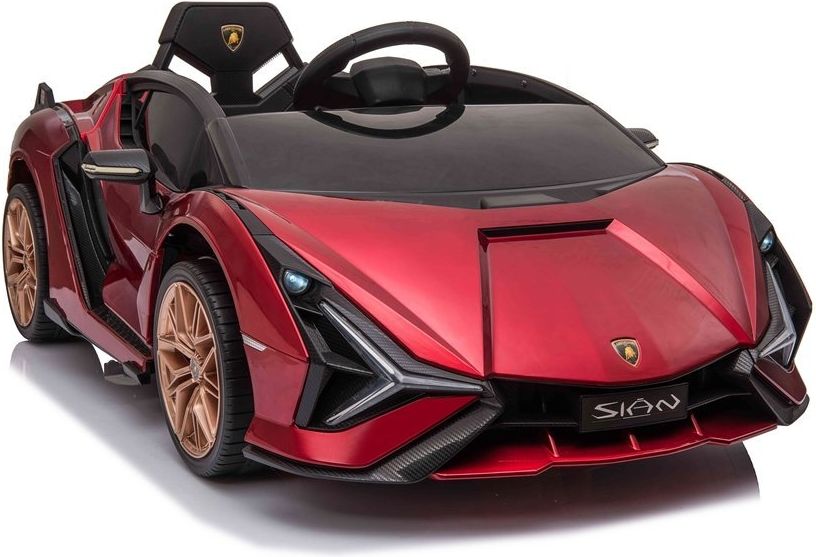 Elektrické autíčko Lamborghini Sian - červené - obrázek 2