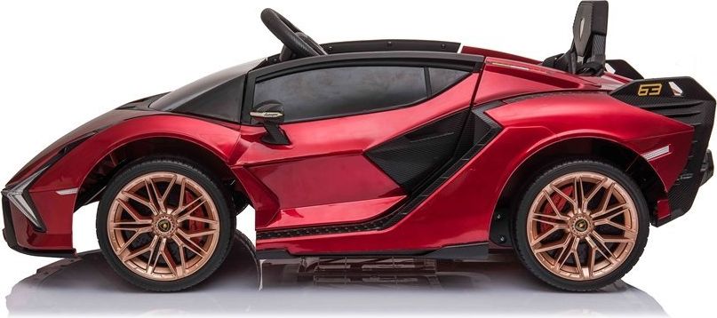Elektrické autíčko Lamborghini Sian - červené - obrázek 4