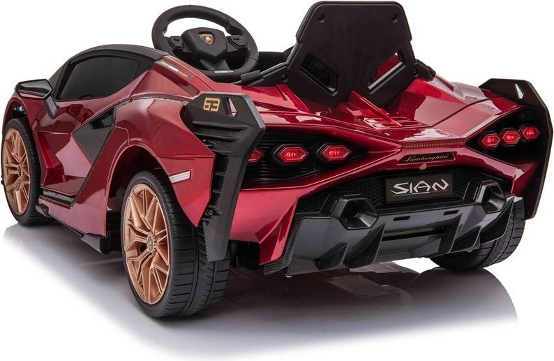 Elektrické autíčko Lamborghini Sian - červené - obrázek 5