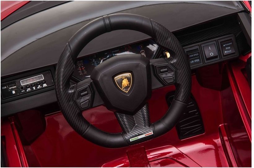 Elektrické autíčko Lamborghini Sian - červené - obrázek 12