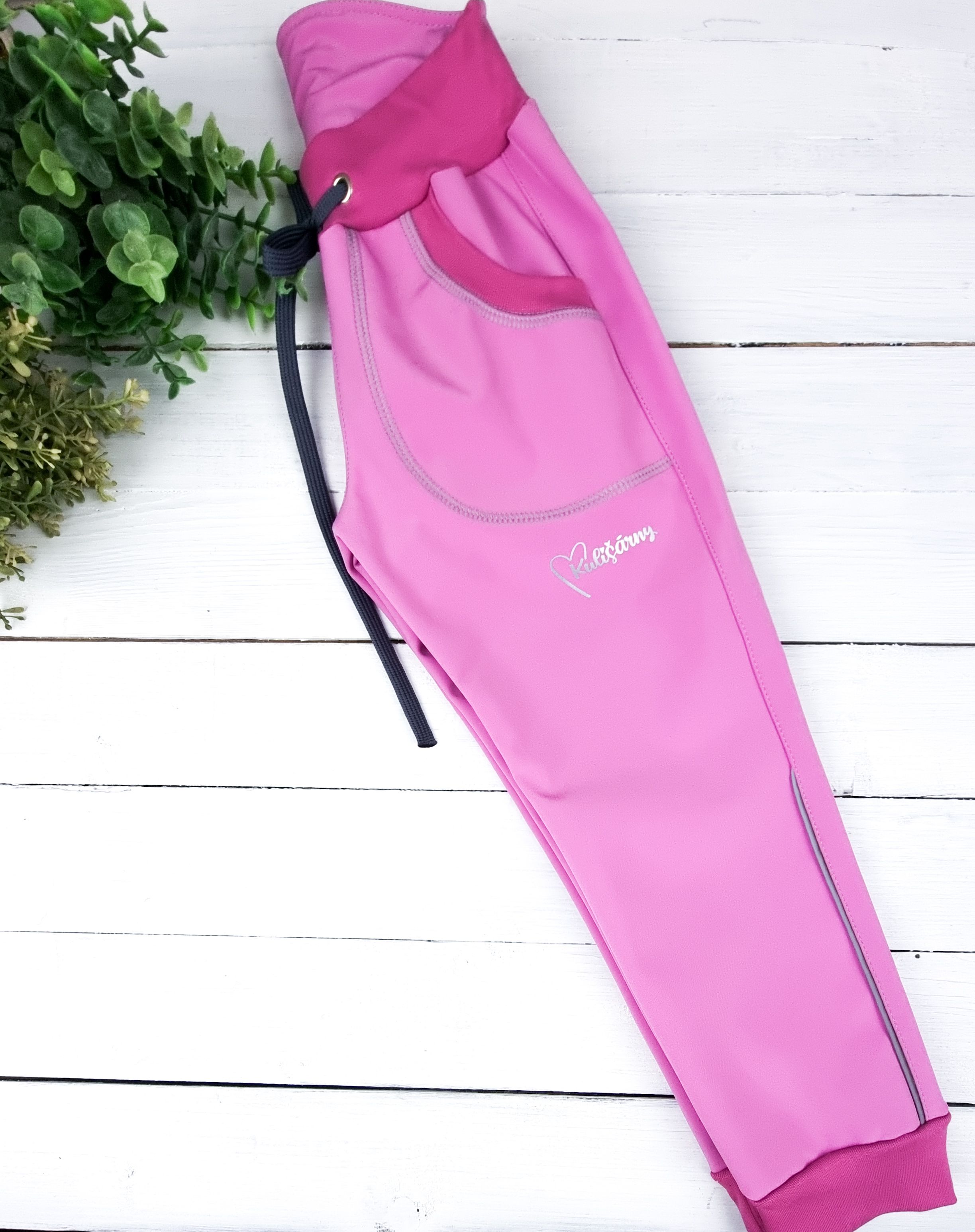 Softshell kalhoty LILA s fleecem VELIKOST: 86-92 - obrázek 2