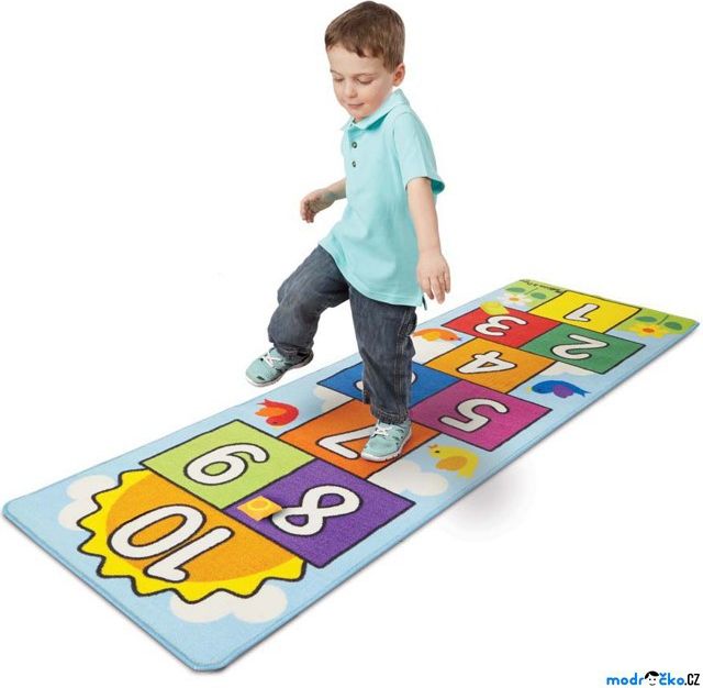 Dětský koberec - Skákací panák + 2 házecí pytlíky (M&D) - obrázek 1