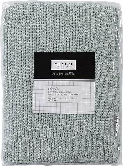 Deka do kočárku/kolébky 75x100 cm Meyco Relief Mixed Stone green 2020 - obrázek 2