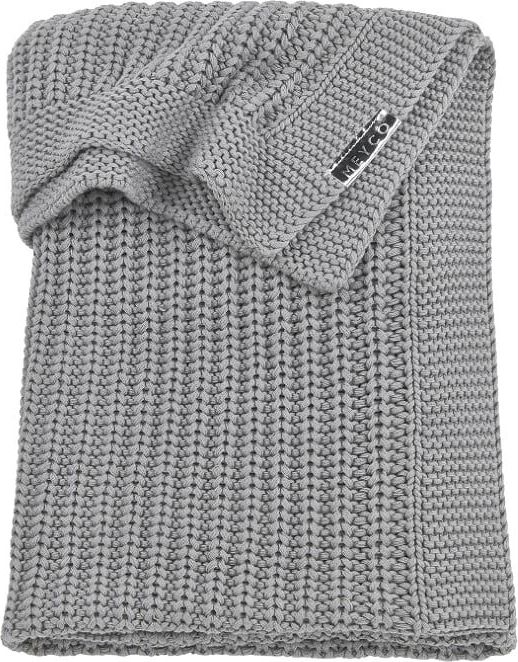 Deka do kočárku/kolébky 75x100 cm Meyco Harringbone Grey 2020 - obrázek 1