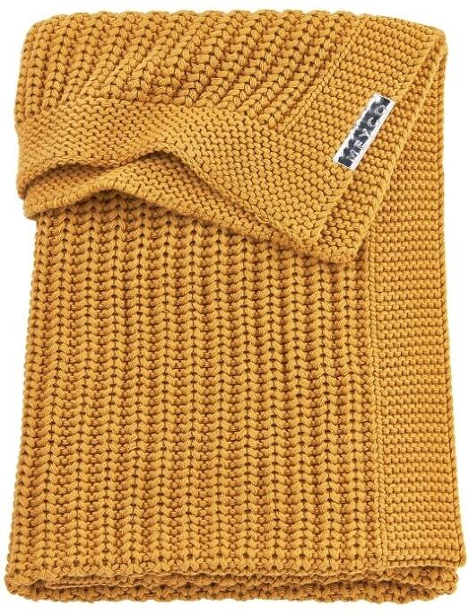 Deka do kočárku/kolébky 75x100 cm Meyco Harringbone Honey gold 2020 - obrázek 1