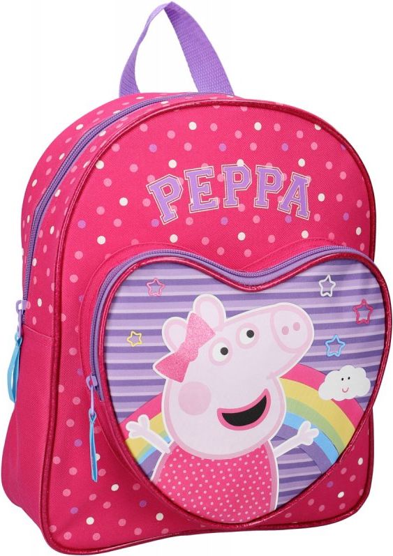 Vadobag · Dětský / dívčí batoh s přední kapsou Prasátko Peppa - 7L - obrázek 1