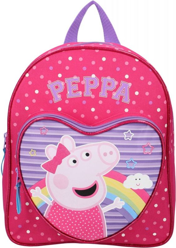 Vadobag · Dětský / dívčí batoh s přední kapsou Prasátko Peppa - 7L - obrázek 2