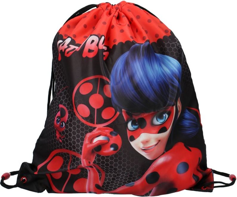 Vadobag · Sáček na přezůvky / vak na záda Kouzelná beruška - Miraculous Ladybug - 44 x 37 cm - obrázek 1