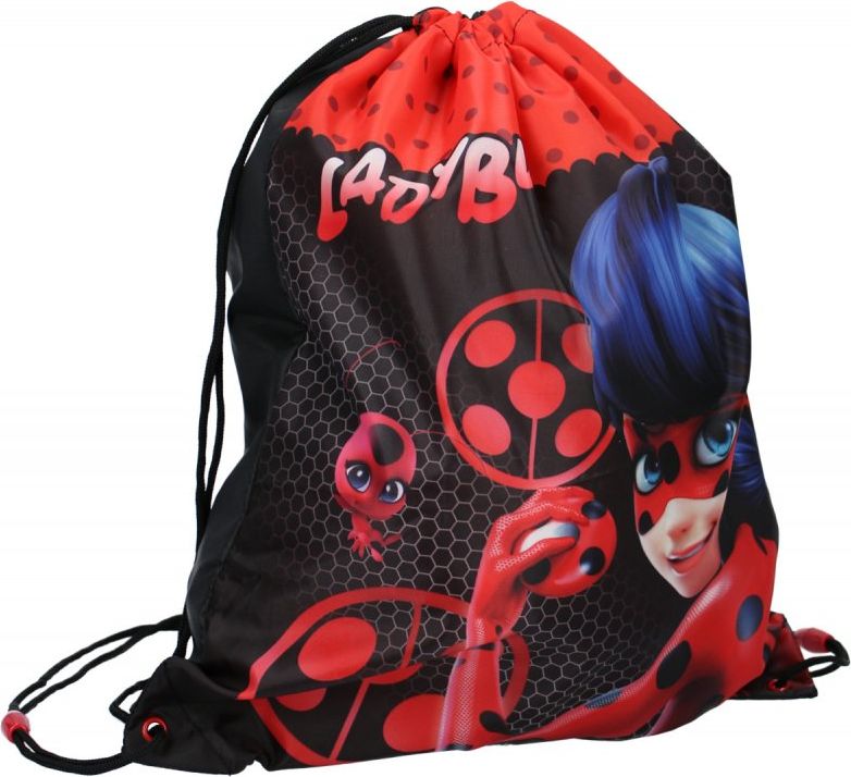 Vadobag · Sáček na přezůvky / vak na záda Kouzelná beruška - Miraculous Ladybug - 44 x 37 cm - obrázek 2