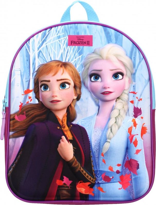 Vadobag · Dětský / dívčí batoh Ledové království II s plastickým 3D obrázkem princezen Anny a Elsy - Frozen II - 9L - obrázek 2