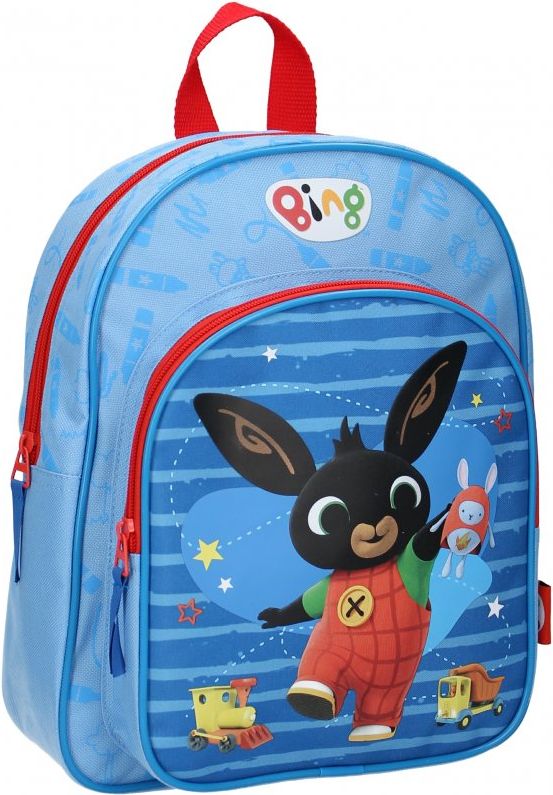 Vadobag · Dětský batoh s přední kapsou Zajíček Bing - motiv Toys are fun - 8L - obrázek 1