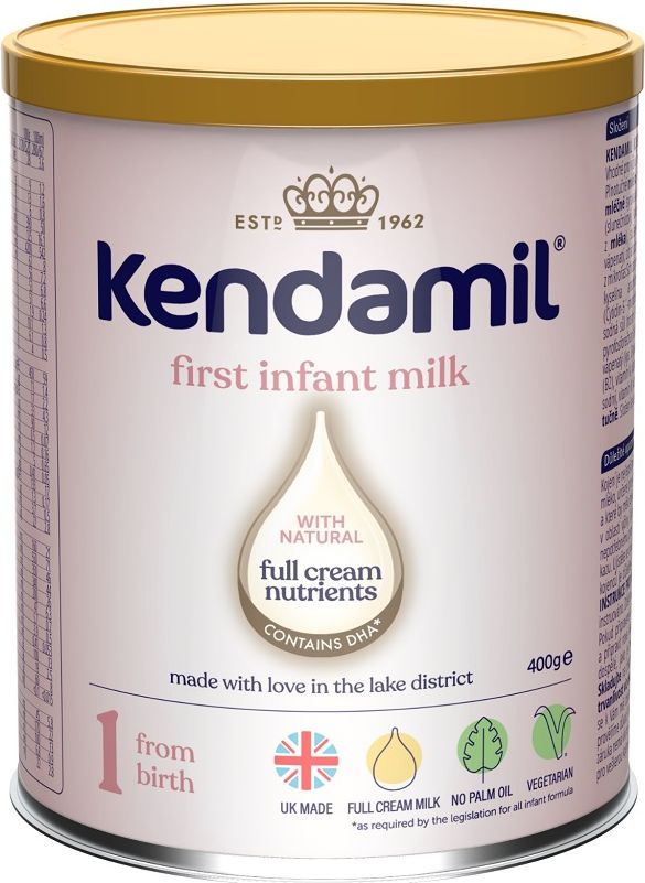 3x KENDAMIL Kojenecké mléko 1 (400 g) DHA+ - obrázek 2