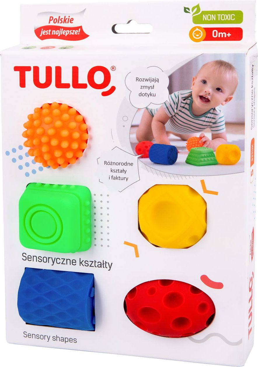 TULLO Senzorické tvary karton 5 ks - obrázek 1