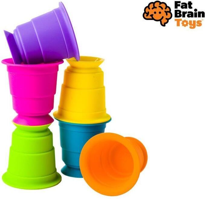 Fat Brain Fat Brain přísavkové kelímky Suction Kupz - obrázek 1