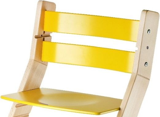 Wood Partner Rostoucí židle Sandy - natur lak / žlutá - obrázek 2