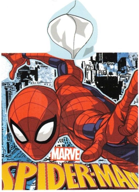 Setino · Dětské plážové pončo - osuška s kapucí Spiderman - MARVEL - obrázek 1