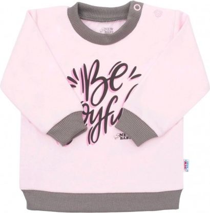 Kojenecké tričko New Baby With Love růžové, Růžová, 68 (4-6m) - obrázek 1