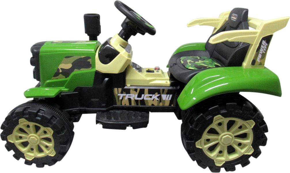 Elektrický traktor s přívěsem C2 - zelený - obrázek 2