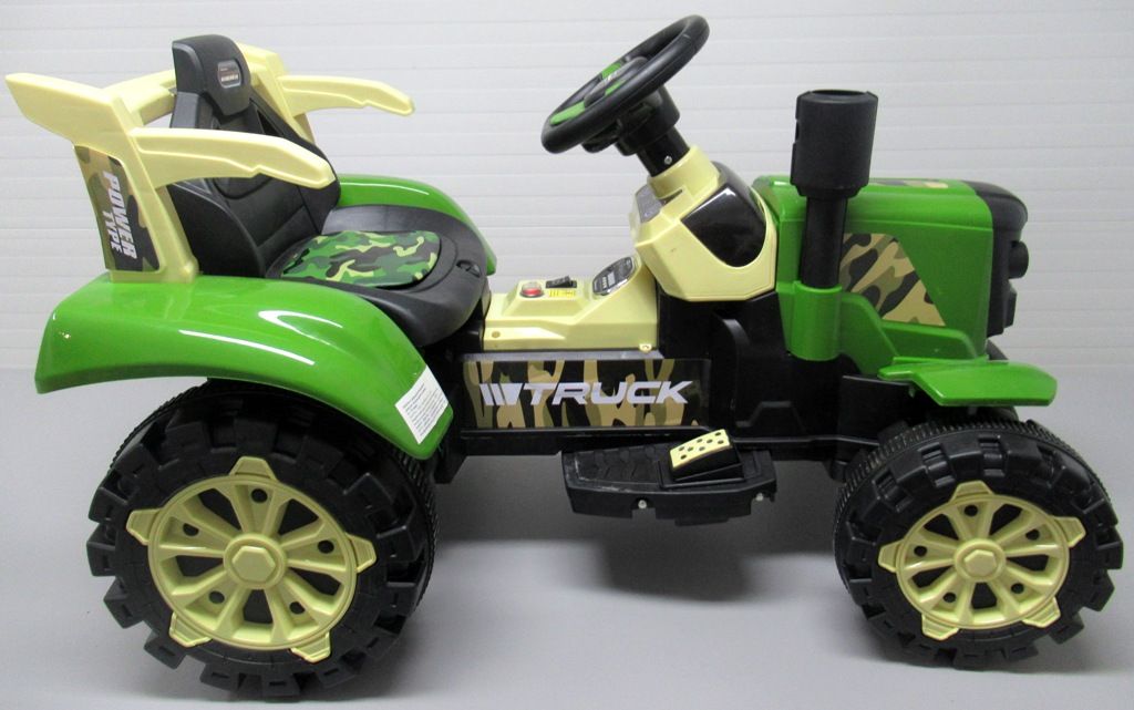 Elektrický traktor s přívěsem C2 - zelený - obrázek 4