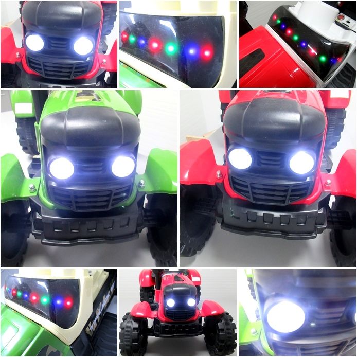 Elektrický traktor s přívěsem C2 - zelený - obrázek 11