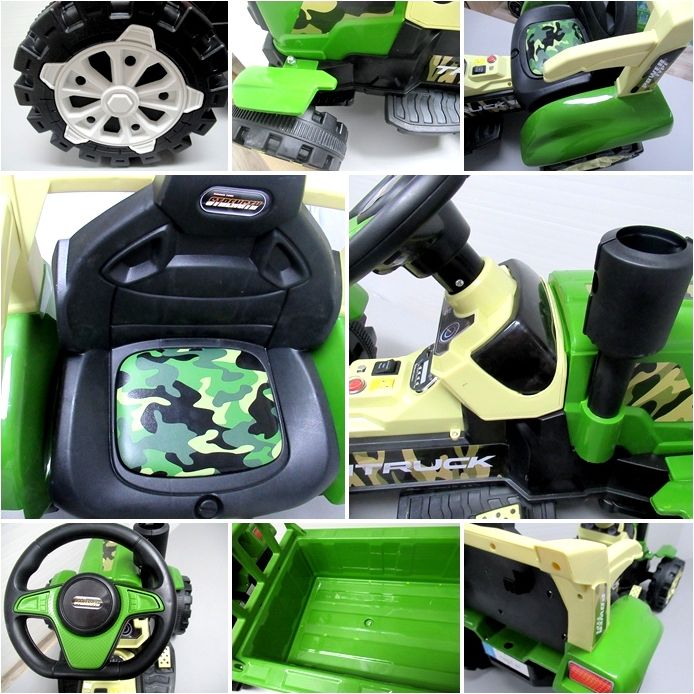 Elektrický traktor s přívěsem C2 - zelený - obrázek 12